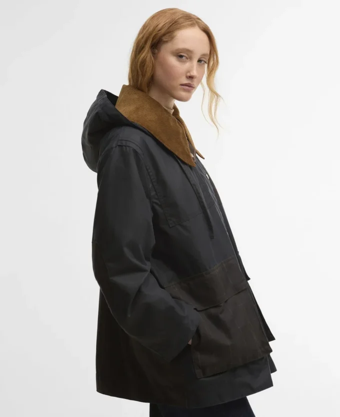 Barbour x GANNI Duffle-coat ciré Barbour x GANNI Duffle-coat ciré