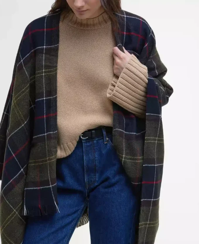 Écharpe serape en tartan Staffin