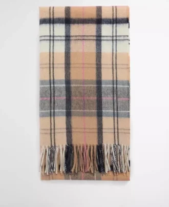 Écharpe Serena Tartan en laine d’agneau Écharpe Serena Tartan en laine d’agneau