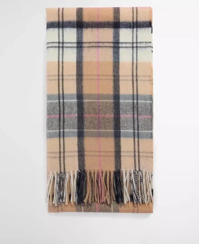 Écharpe Serena Tartan en laine d’agneau Écharpe Serena Tartan en laine d’agneau