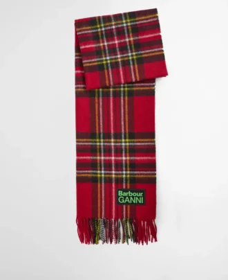 Écharpe tartan Barbour x GANNI