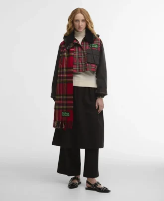 Écharpe tartan Barbour x GANNI