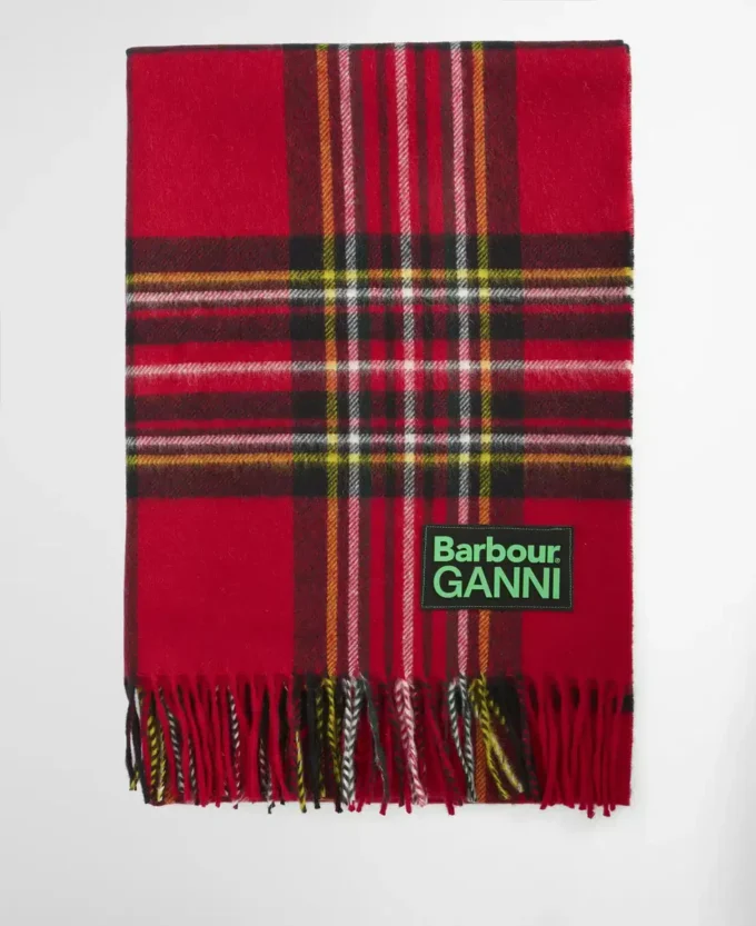 Écharpe tartan Barbour x GANNI Écharpe tartan Barbour x GANNI
