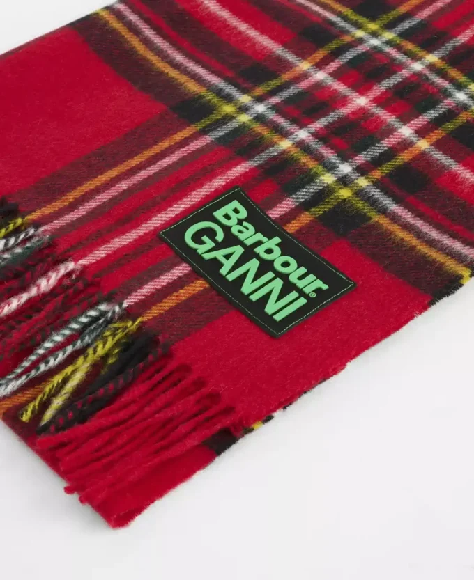 Écharpe tartan Barbour x GANNI Écharpe tartan Barbour x GANNI
