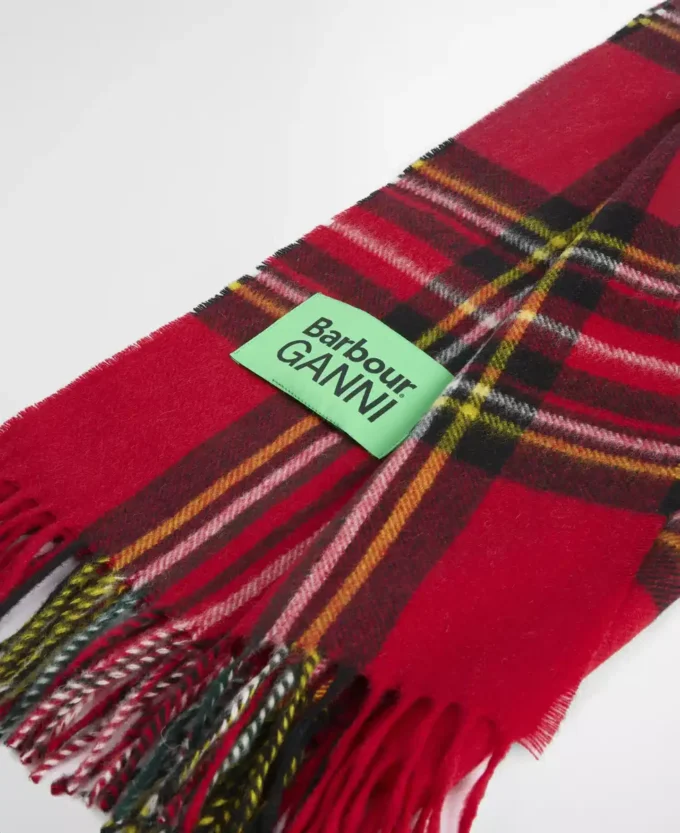 Écharpe tartan Barbour x GANNI Écharpe tartan Barbour x GANNI
