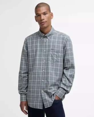 Chemise ajustée à carreaux Bramham