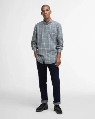 Chemise ajustée à carreaux Bramham