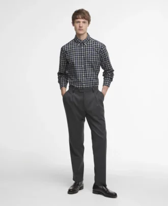 Chemise ajustée à carreaux Bramham