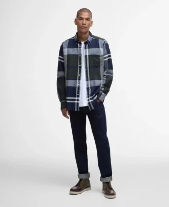 Chemise ajustée à manches longues Dunoon