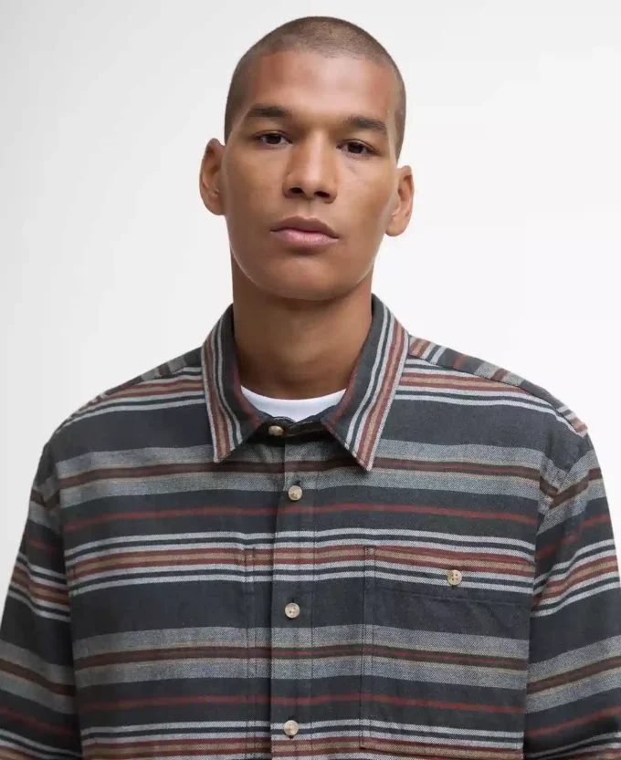 Chemise décontractée à rayures Bowscale Chemise décontractée à rayures Bowscale