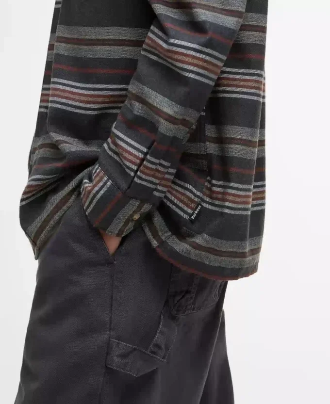 Chemise décontractée à rayures Bowscale Chemise décontractée à rayures Bowscale