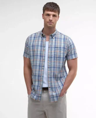 Chemise à manches courtes ajustée Elton