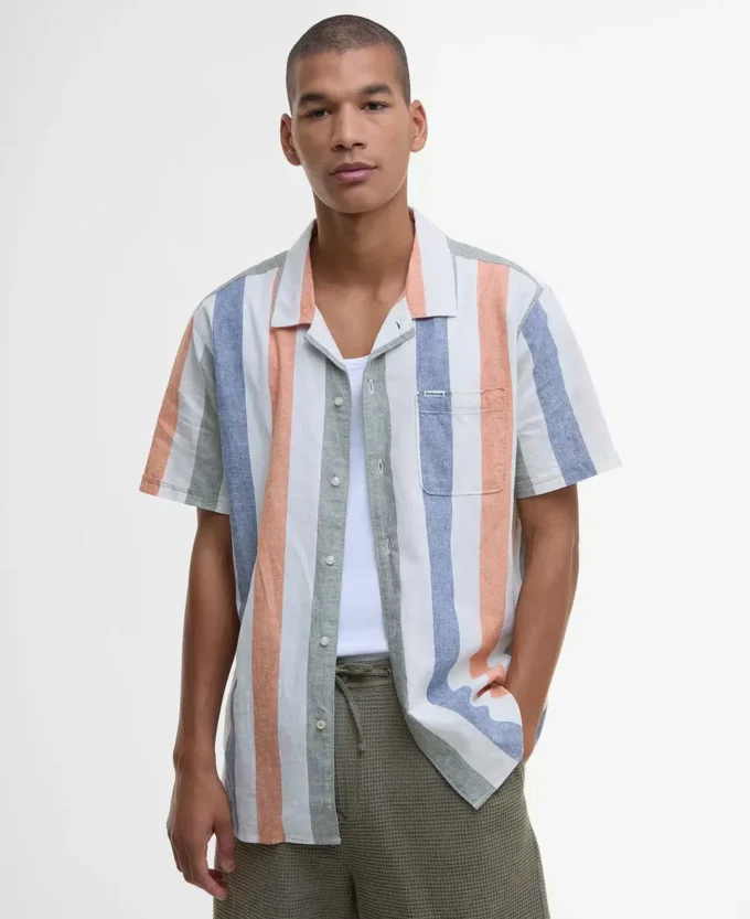 Chemise à manches courtes rayée Clearwell Chemise à manches courtes rayée Clearwell