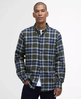 Chemise à manches longues ajustée Rasay