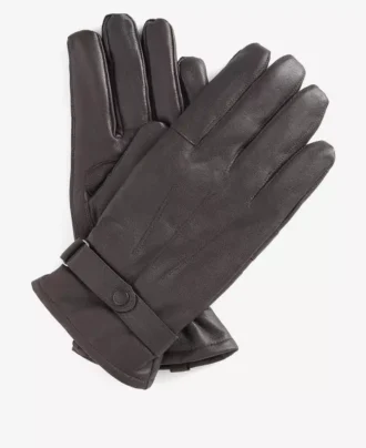 Gants Thinsulate en cuir bruni