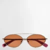 Lunettes de soleil aviateur ovales Lunettes de soleil aviateur ovales