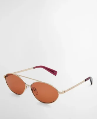 Lunettes de soleil aviateur ovales