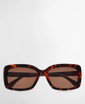 Lunettes de soleil rectangulaires