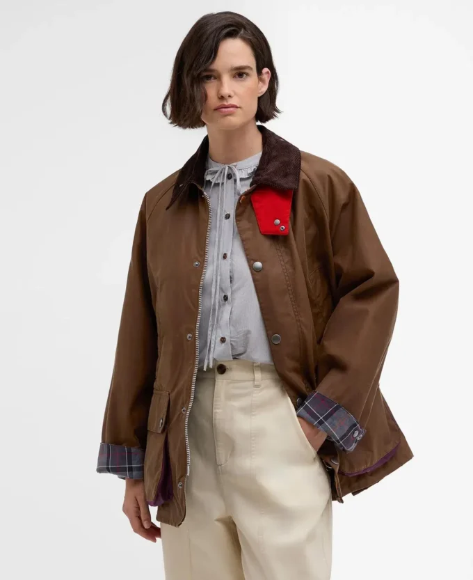 Paul Smith adore Barbour Veste oversize Bedale cirée Paul Smith adore Barbour Veste oversize Bedale cirée