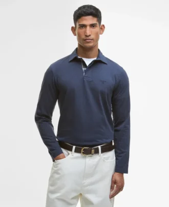 Polo ajusté à manches longues Margrove