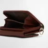 Porte-monnaie français en cuir Rosa Porte-monnaie français en cuir Rosa