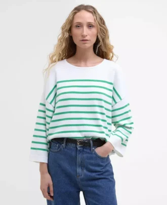 Pull à col rond rayé Kayleigh