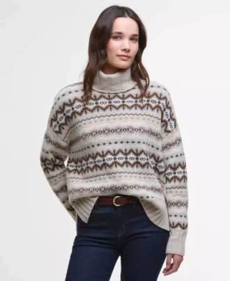 Pull à col roulé Helen Fair Isle