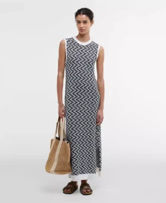 Robe midi en maille Olivia