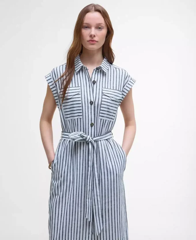 Robe midi rayée Abby Robe midi rayée Abby