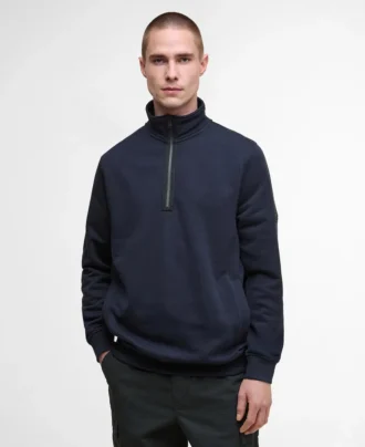 Sweat-shirt Outline à demi-zip