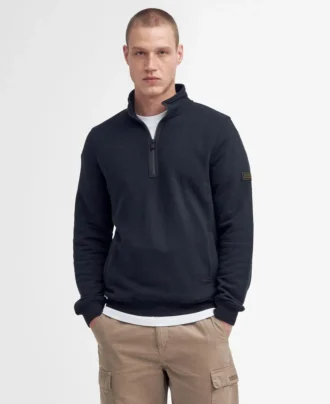 Sweat-shirt Outline à demi-zip