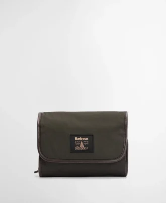 Trousse de toilette suspendue cirée