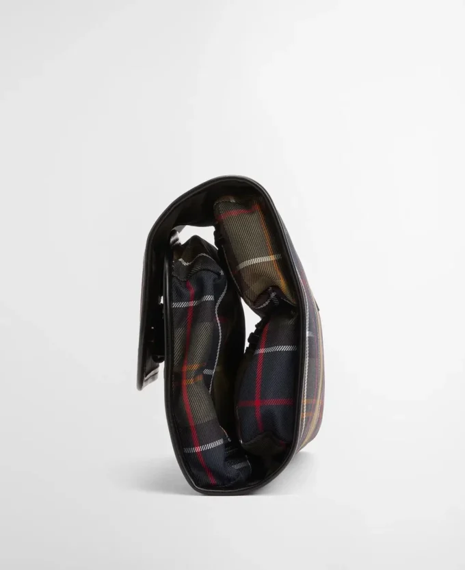 Trousse de toilette suspendue en tartan Trousse de toilette suspendue en tartan