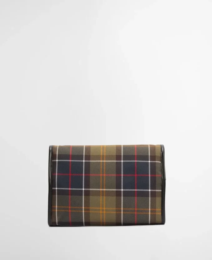 Trousse de toilette suspendue en tartan Trousse de toilette suspendue en tartan