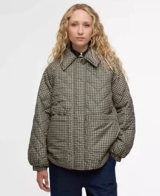 Veste matelassée à carreaux Laoise