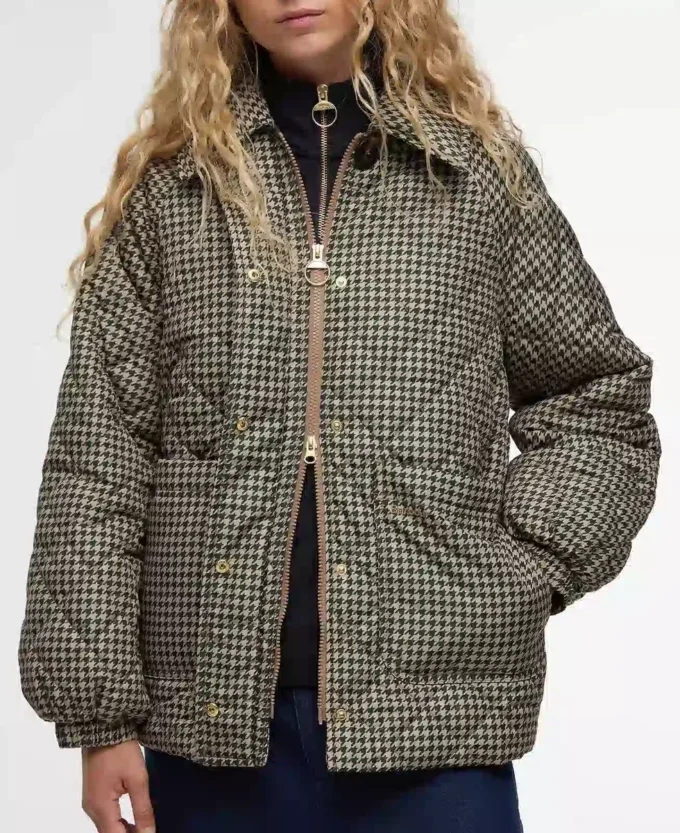 Veste matelassée à carreaux Laoise Veste matelassée à carreaux Laoise