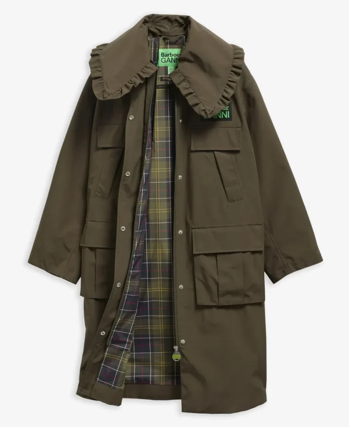 Veste parka imperméable Barbour x GANNI Veste parka imperméable Barbour x GANNI